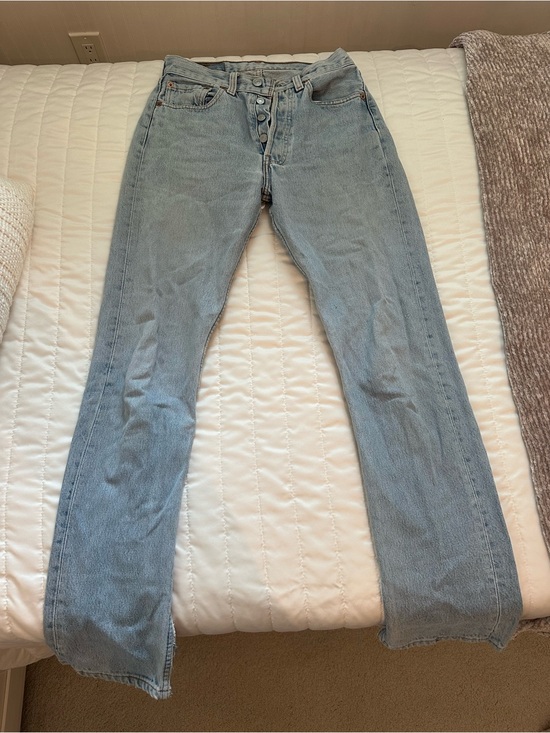 Levi's Denim - Levi's Light Blue 501 Straight Vintage Jeans Size 27